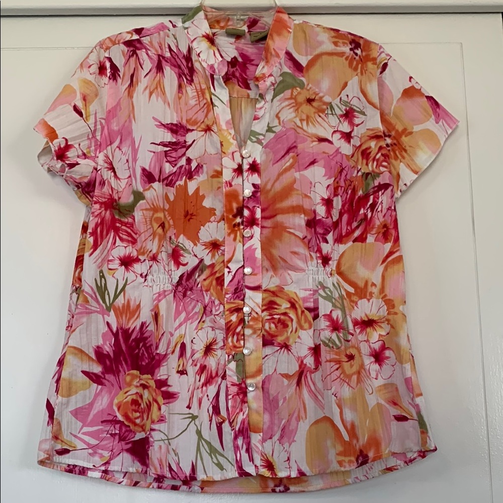 Floral Button-Up Shirt